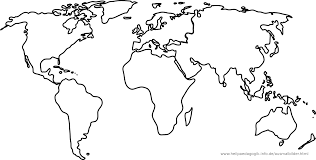 Weltkarten eignen sich als wandbild in privaten räumen für die. Weltkarte Malvorlage Coloring And Malvorlagan