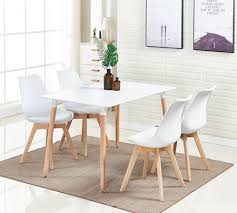 Jamie Diner Game 4x Lorenzo Dining Chairs Table Wood White Halo Ebay In 2020 White Dining Chairs Dining Furniture Sets Dining Chairs