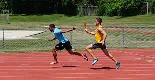 4 x 100m relay track markings run entirely in lanes staggers for a standard 400m track. Start With A Bang And Other Keys To Winning In The 4x100 Relay