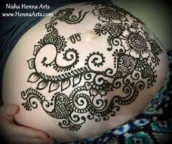Going for character designs is a playful way to show love for your childhood favorites. Henna Tattoo On Pregnant Belly Henna Body Art For Baby Shower Henna For Mothers Blessings Party Austin Tx