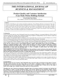 Reported on march 17, 2020, proton malaysia has announced that it will be complying with the government's directive as outlined by the movement control order issued by prime minister tan sri. Pdf The International Journal Of Business Management Product Quality And Customer Satisfaction Case Study Proton Holdings Berhad Sri Bathy And Anne Ndirangu Academia Edu