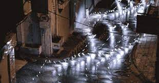 Fascinating Cloned Robot Army Storms Istanbul With Flashlights Beautiful Gif Animation Art