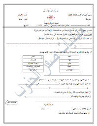 صور جميع الاختبارات النهائية لجميع المناهج الصف الرابع الفصل الاول جديد 2016 2017 منتديات صقر الجنوب personalized items map person