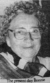 I have many memories of local identity Bonnie Hazelwood, as I was growing  up. In particular I remember her driving around in her little blue VW  Beetle. Such a Gloucester character. From