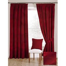 Living velvet top curtain 228 x 228 red : Mcalister Textiles Wine Red Crushed Velvet Curtains