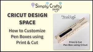 Download Cricut How To Customize Glitter Pen Box With Print And Cut Youtube