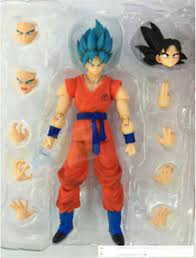 Envíos desde y vendidos por la casa del friki. S H Figuarts Dragonball Z Son Goku Blue Hair 16cm Action Figure Toy Ebay