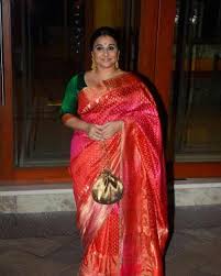Vidya Balan In Pics Sanjay Dutt S Diwali Party Saree Look Saree Fashion