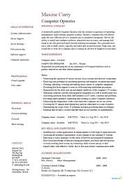 Computer Operator Resume Cv Example Template Senior Mainframe Duties India You Can G In 2020 Job Resume Examples Teacher Resume Examples Project Manager Resume
