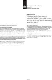 We did not find results for: Application For The Purpose Of Residence Of Exchange Within The Context Of The Working Holiday Program Or Working Holiday Scheme Pdf Free Download