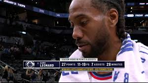 Kawhi Leonard full postgame interview