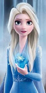 Elsa S Letting Her Hair Down 2d Art Made By Some One I Don T Know Frozen