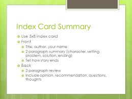 Check spelling or type a new query. 300 Index Cards Book Report On Index Cards