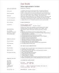 This resume was written in a unique 3 column style with qualifications on the left side, core experience. Free 6 Sample Sales Representative Resume Templates In Ms Word Pdf