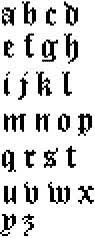 There are many cross stitch alphabet patterns available from free to ones you can download or in books. Cross Stitch Patterns A To Z Alphabet Sampler Small Letter Old English Cross Stitch 4 Free