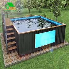 Source High Quality Custom Shipping Container Swimming Pool On M Alibaba Com In 2020 Container House Shipping Container Pool Cost Container House Design