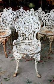 8 Cast Iron Garden Chairs Cast Iron Garden Furniture Wrought Iron Garden Furniture Vintage Patio