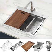 ruvati 25 x 22 inch workstation drop in