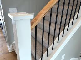 Using a tape measure, make a pencil mark in the center of each post. Tips Tricks To Diy Your Staircase Railing Construction2style