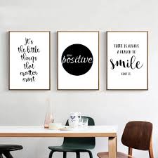 Black And White Photo Canvas Wall Art Positive Thinking Inspirational Wall Art Black White Fine Art Canvas Nordicwallart Com In 2020 Inspirational Wall Art Room Wall Art Abstract Writing