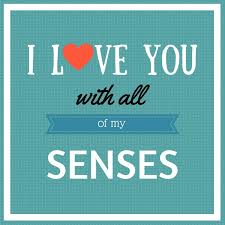 I Love You With All My Senses Valentine S Friend Birthday Gifts Love You Friend Birthday