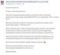 We did not find results for: Mpp Uitm Shah Alam On Twitter Makluman Dari Bahagian Pengurusan Kewangan Pelajar Uitm Minta Untuk Para Pelajar Ambil Perhatian Akan Bil Bil Yang Tertunggak Https T Co Bw9weguijs