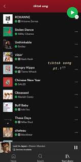 tiktok playlist