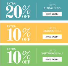 Groupon Deals 20 Off Local 10 Off Goods Getaways Groupon Sitewide Sale Local Deals