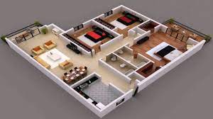 Simple 3 bedroom house plans indian style. 3 Bedroom House Plan Indian Style 3d Novocom Top