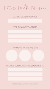 Pop Culture Templates The Tiny Herbivore Instagram Story Questions Instagram Story Template Instagram Questions