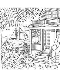 Paisagem Para Colorir Blog Ana Giovanna