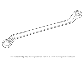 Learn How To Draw Offset Ring Spanner Tools Step By Step Drawing Tutorials Choose your favorite wrench drawings from millions of available designs. learn how to draw offset ring spanner