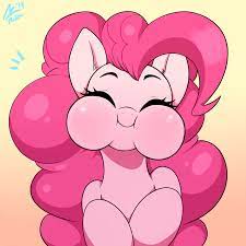 2087598 - safe, artist:aer0 zer0, pinkie pie, earth pony, pony, :i,  anatomically incorrect, aweeg*, blushing, bust, c:, chipmunk cheeks, cute,  diapinkes, ear fluff, eyes closed, female, gradient background, hnnng,  human shoulders, mare,