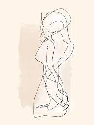 Line drawing or line art consists of different lines. As One Minimal Abstract Line Drawing Drawing By Menega Sabidussi