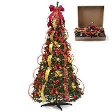 Christmas Tree Fully Decorated Pre Lit 6 Ft Pull Up Pop U Https Www Amazon Com Dp B07ppcp2zg Holiday Decor Christmas Decoration Items Metal Christmas Tree