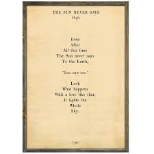Sugarboo Designs The Sun Never Says Poetry Collection Sign Lavender Fields