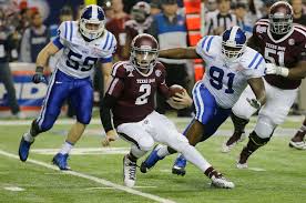 Beatlejuice, bloody mary, etc are nothing! Showstopper In What May Have Been Manziel S Last College Game The New York Times