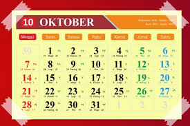 Übersichtlicher jahreskalender von 2018, die daten werden pro monat gezeigt einschließlich der kalenderwochen. Ternyata Oktober Bulan Kedelapan Ini 10 Fakta Unik Bulan Oktober