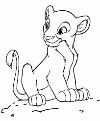 These alphabet coloring sheets will help little ones identify uppercase and lowercase versions of each letter. Baby Lion Coloring Pages Baby Lion Coloring Pages Baby Simba Coloring Library