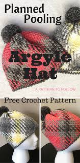 Planned Pooling Argyle Hat A Pattern To Follow Crochet Hats Crochet Beanie Pattern Crochet Scarves