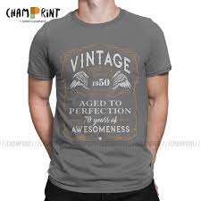 Shop for the perfect 70 year old gift from our wide selection of designs, or create your own personalized gifts. 70th Birthday Gift Limited 1950 Edition T Shirts For Men 70 Years Old Vintage Tee Shirt Round Collar T Shirt 6xl Tops T Shirts Aliexpress