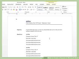 how to make a resume on wordpad cprc