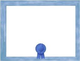 Blue falcon award certificate created with certificatefun com. Blank Certificate Template With A Blue Border And A Blue Award Ribbon Blank Certificate Blank Certificate Template Certificate Templates