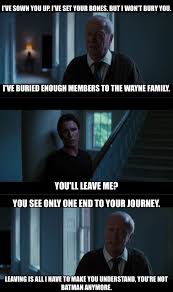 Alfred Leaves Bruce Pt 1 Wayne Family Memes Relationship Goals