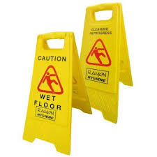 Wet Floor Sign Set Of 10 Free Standing A Frame Caution Safety Sign Floor Cleaning Warning Sign Wet Floor Signs Wet Floor Floor Cleaner