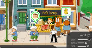 Cool Math Games Coffee Shop Teaches Marketing Strategies Pricing And Supply And Demand Coffee Shop Business Plan Fun Math Fun Math Games