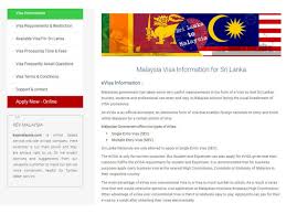 The malaysia multiple entry visa allows travelers to enter malaysia for multiple short stays for tourism. Malaysia Visa From Sri Lanka Visa Information Visa Online Malaysia