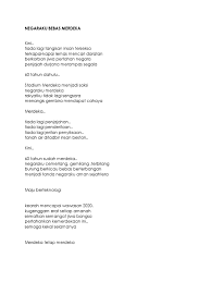 Am bebas lepas tanpa beban dm g c aku merdeka. Sajak Merdeka 2017
