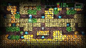 The layout of the game. Boulder Dash Xl Review Tech Gaming