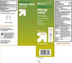 Childrens Allergy Relief Liquid Target Corporation